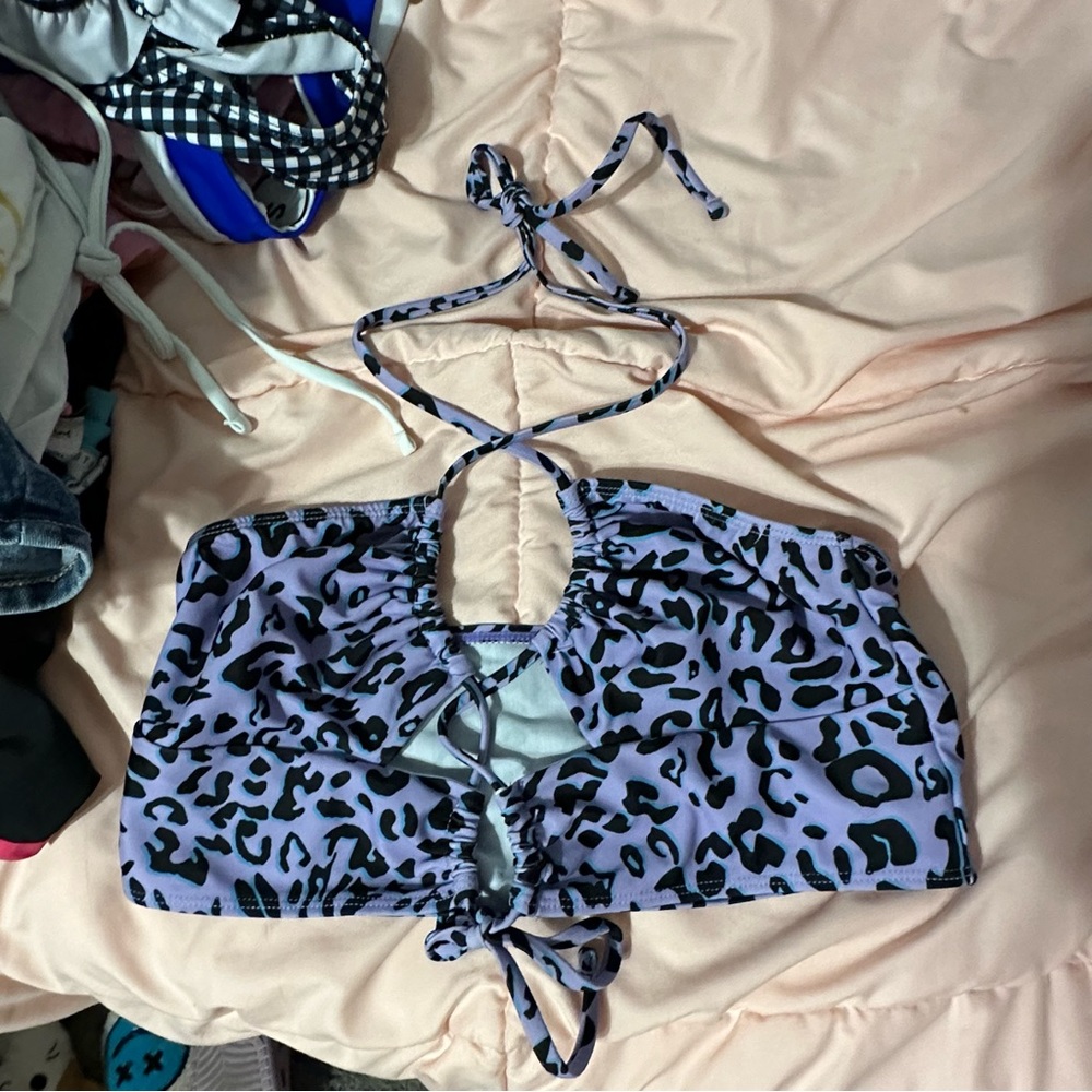 strappy bikini top — medium